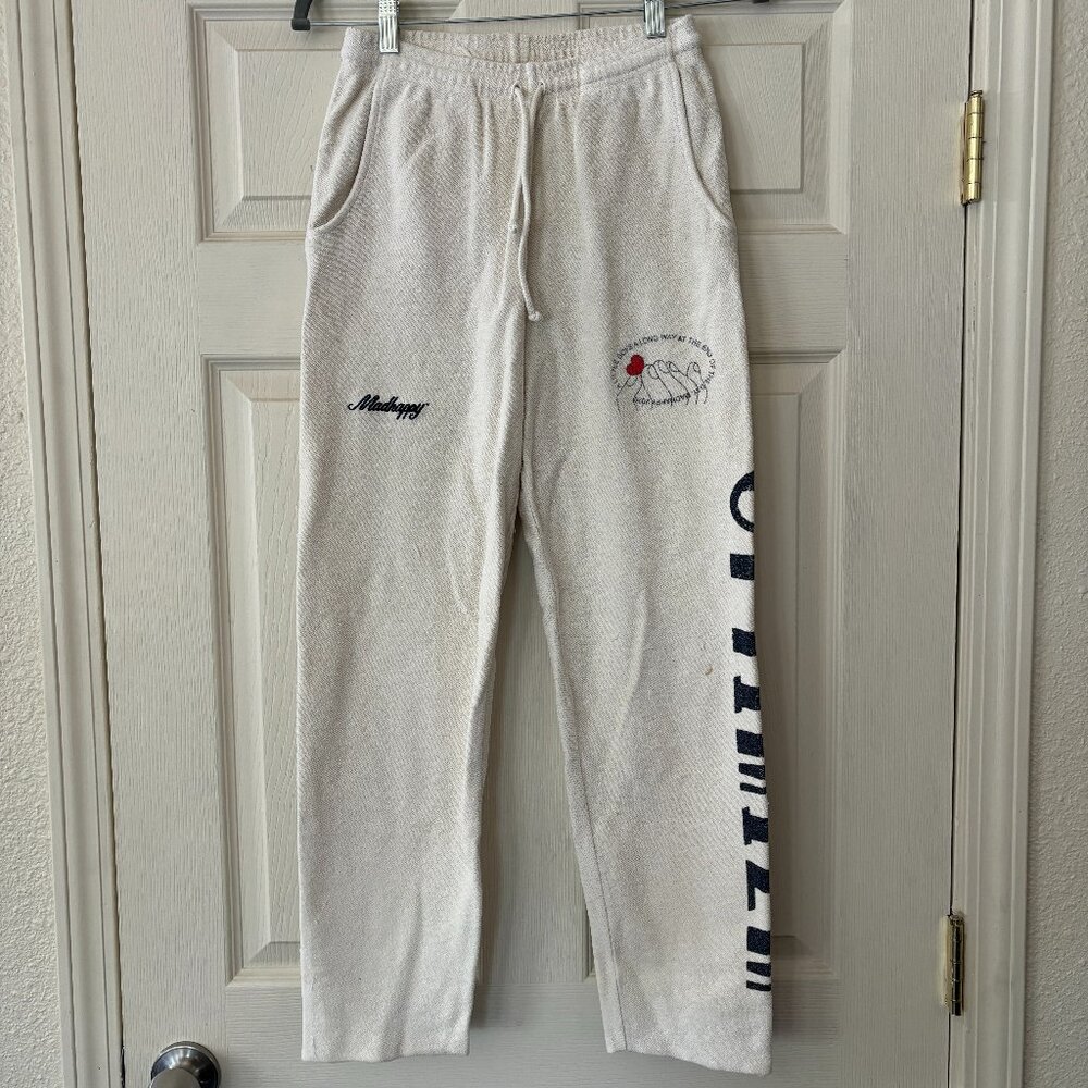 MAD HAPPY Terry Sweats Size Small